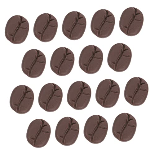 CHICAMPERA 50 Stück Kaffeebohnenspielzeug Fälschung gefälscht realistisch Simulation Lebensmittelmodell Küchenspielzeug zum falsche Kaffeebohne Fotografie-Stütze Kaffeebohne Harz CHICAMPERA 50 Stück Kaffeebohnenspielzeug Fälschung gefälscht realistisch Simulation Lebensmittelmodell Küchenspielzeug zum falsche Kaffeebohne Fotografie-Stütze Kaffeebohne Harz von CHICAMPERA