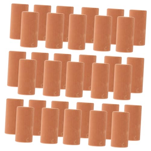 CHICAMPERA 50 Stück Miniaturziegel Realistische Mini Bricks für DIY Modelle und Puppenhaus Zubehör für Sandtisch Architektur und Mikrolandschaften von CHICAMPERA