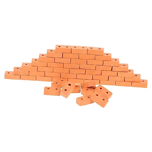 CHICAMPERA 50 Stück simulierter Ziegel bastelset basteln für spielwaren The Craft Toy Mini gefälschter Ziegelstein Mikro-Landschaftsziegeldekor Sandtisch Ziegeldekore Ton rot CHICAMPERA 50 Stück simulierter Ziegel bastelset basteln für spielwaren The Craft Toy Mini gefälschter Ziegelstein Mikro-Landschaftsziegeldekor Sandtisch Ziegeldekore Ton rot von CHICAMPERA