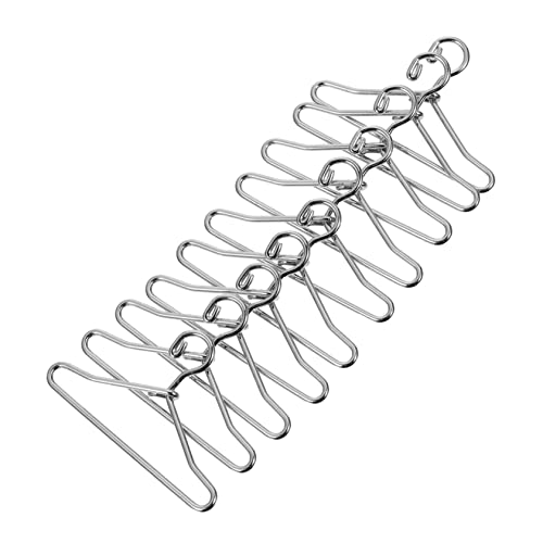 CHICAMPERA 50Stücke Mini Puppenkleiderbügel Und Kreative Kleiderbügel Für Puppen Silberne Metallbügel Zum Organisieren Von Puppenkleidern Und Zubehör CHICAMPERA 50Stücke Mini Puppenkleiderbügel Und Kreative Kleiderbügel Für Puppen Silberne Metallbügel Zum Organisieren Von Puppenkleidern Und Zubehör von CHICAMPERA