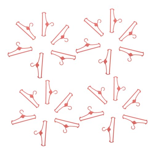 CHICAMPERA 50stücke Mini Kleiderbügel Für Puppenkleidung Plastikhänger Für Puppenoutfits Für Kreatives Spielen Und Organisation Von Puppenbekleidung Für Kindergeburtstage Und Feiertage von CHICAMPERA