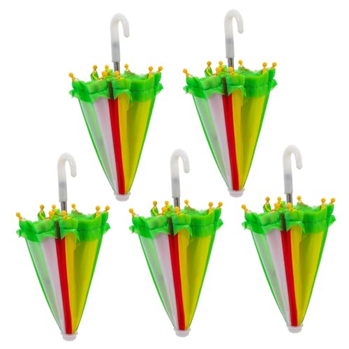 CHICAMPERA 5Stücke Miniaturspielzeug Regenschirm Teiliges Für Puppenhaus Dekoration Farbenfrohes Design Für Kreative Spielwelten Und Stilvolle Hausgestaltungen CHICAMPERA 5Stücke Miniaturspielzeug Regenschirm Teiliges Für Puppenhaus Dekoration Farbenfrohes Design Für Kreative Spielwelten Und Stilvolle Hausgestaltungen von CHICAMPERA