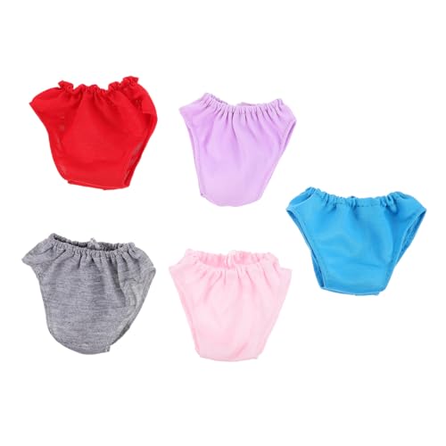 CHICAMPERA 5Stücke Puppenunterwäsche für Puppen Verstellbare Unterhosen Helllila und Puppenzubehör für Kreatives Rollenspiel und Fantasievolles Ankleiden CHICAMPERA 5Stücke Puppenunterwäsche für Puppen Verstellbare Unterhosen Helllila und Puppenzubehör für Kreatives Rollenspiel und Fantasievolles Ankleiden von CHICAMPERA