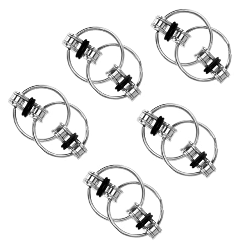 CHICAMPERA 5pcs Dekompressionskette Spielzeug Stressbekämpfung Spielzeug Interessantes Edelstahlkettenspielzeug CHICAMPERA 5pcs Dekompressionskette Spielzeug Stressbekämpfung Spielzeug Interessantes Edelstahlkettenspielzeug von CHICAMPERA
