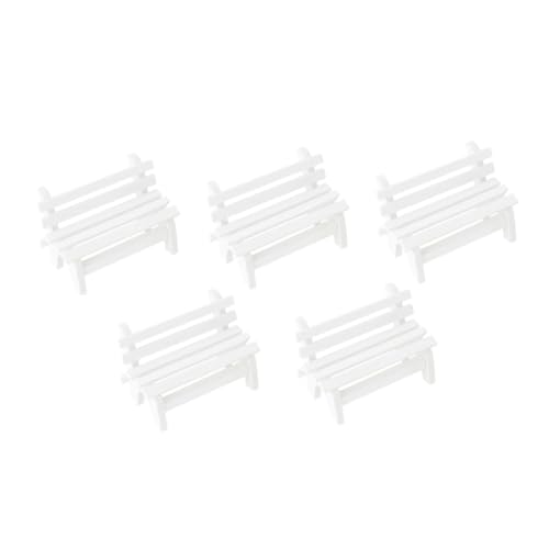 CHICAMPERA 5pcs Micro Landscape Dekoration Foto Requisiten Mini Holzbank Miniaturbank CHICAMPERA 5pcs Micro Landscape Dekoration Foto Requisiten Mini Holzbank Miniaturbank von CHICAMPERA