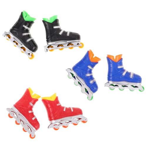 CHICAMPERA 6 Paare Teiliges Finger Skateboard für Erwachsene Tragbare Finger Skates für Büro Schule und Reisen Verbessert Koordination und Reaktionszeit von CHICAMPERA