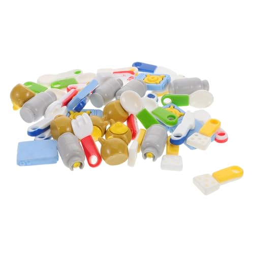 CHICAMPERA 6 Sets Puppenhaus-küchenzubehör: Kochutensilien Zum Spielen – Puppenhaus-utensilien Zur Verbesserung Der Kreativität Und Der Praktischen Fähigkeiten von CHICAMPERA