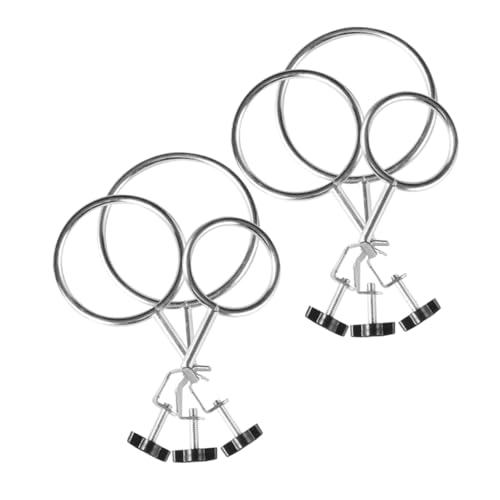 CHICAMPERA 6 Stück Laborringständer Kolbenständer Retortenstützringklemme Retortenklemmenstützring Laborständer Für Chemie-Physik-laborarbeiten CHICAMPERA 6 Stück Laborringständer Kolbenständer Retortenstützringklemme Retortenklemmenstützring Laborständer Für Chemie-Physik-laborarbeiten von CHICAMPERA