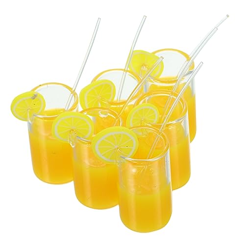 CHICAMPERA 6 Stück Mini Cup Accessoires Mini-puppenhauszubehör Puppenhaus Küchenzubehör Winzige Tasse Puppenhaus-miniaturen Miniaturhauszubehör Kleiner Becher Mini-Becher Gelb Glas CHICAMPERA 6 Stück Mini Cup Accessoires Mini-puppenhauszubehör Puppenhaus Küchenzubehör Winzige Tasse Puppenhaus-miniaturen Miniaturhauszubehör Kleiner Becher Mini-Becher Gelb Glas von CHICAMPERA