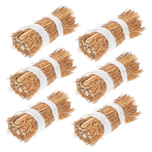 CHICAMPERA 6 Stück Miniatur Heuballen Dekorationen Falsches Heu für Puppenhaus und Sandtisch Vielseitige Mini Haystacks für Bastelprojekte und Fotografie Robuste Materialien Einzigartiges CHICAMPERA 6 Stück Miniatur Heuballen Dekorationen Falsches Heu für Puppenhaus und Sandtisch Vielseitige Mini Haystacks für Bastelprojekte und Fotografie Robuste Materialien Einzigartiges von CHICAMPERA