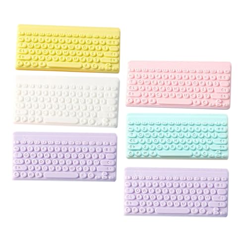 CHICAMPERA 6 Stück Miniatur Keyboard Charms DIY Dekoration für Puppenhäuser Schlüsselanhänger und Handarbeiten Lebendige und Sichere Zubehörteile aus Resin für Kreative Projekte CHICAMPERA 6 Stück Miniatur Keyboard Charms DIY Dekoration für Puppenhäuser Schlüsselanhänger und Handarbeiten Lebendige und Sichere Zubehörteile aus Resin für Kreative Projekte von CHICAMPERA
