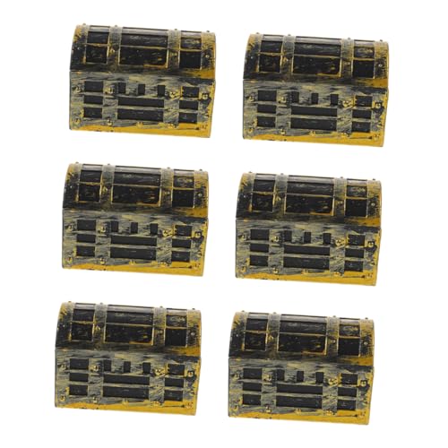 CHICAMPERA 6 Stück Miniaturmodellschmuck Für Mädchen Party Miniatur-schatzkiste Mini-hausverzierung Kleine Schatztruhe Mini House Miniatur Miniaturmöbel Puppenmöbel Golden Abs CHICAMPERA 6 Stück Miniaturmodellschmuck Für Mädchen Party Miniatur-schatzkiste Mini-hausverzierung Kleine Schatztruhe Mini House Miniatur Miniaturmöbel Puppenmöbel Golden Abs von CHICAMPERA