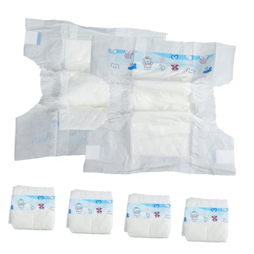 CHICAMPERA 6 Stück Puppenwindelspielzeug Babypuppen Für Klein Windeln Für Babypuppe Hat Puppenwindeln Spielzeugpuppenhöschen Spielzeugwindeln Zubehör Puppendekor Plastik Blau CHICAMPERA 6 Stück Puppenwindelspielzeug Babypuppen Für Klein Windeln Für Babypuppe Hat Puppenwindeln Spielzeugpuppenhöschen Spielzeugwindeln Zubehör Puppendekor Plastik Blau von CHICAMPERA