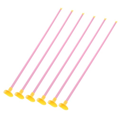 CHICAMPERA 6 Stück Saugnapfpfeile Bulk Pfeile Saugnapfpfeile Bogenschießpfeile Saugnäpfe Pfeile Für Bogen Outdoor Saugnapfpfeile Lange Extrapfeile Spielzeugbogen Rosa von CHICAMPERA