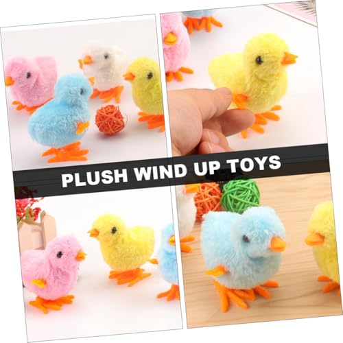 CHICAMPERA 6 Stück Teiliges Aufziehspielzeug Plüsch Küken Wind up Hühnerspielzeug für Lustige Springende Küken Bunte Federmechanik Spielzeuge Ostern Geschenkspaß CHICAMPERA 6 Stück Teiliges Aufziehspielzeug Plüsch Küken Wind up Hühnerspielzeug für Lustige Springende Küken Bunte Federmechanik Spielzeuge Ostern Geschenkspaß von CHICAMPERA