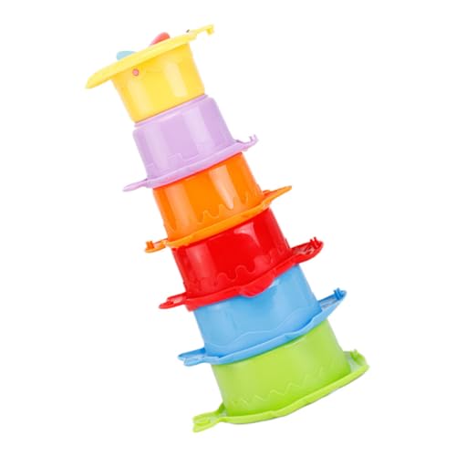 CHICAMPERA 6 Stück Teiliges Stapelbecher Set Bunte Interaktive Spielzeuge für Kleinkinder Lernspielzeug Motorischen Fähigkeiten und des Denkvermögens für Wasser und Sandspiele CHICAMPERA 6 Stück Teiliges Stapelbecher Set Bunte Interaktive Spielzeuge für Kleinkinder Lernspielzeug Motorischen Fähigkeiten und des Denkvermögens für Wasser und Sandspiele von CHICAMPERA