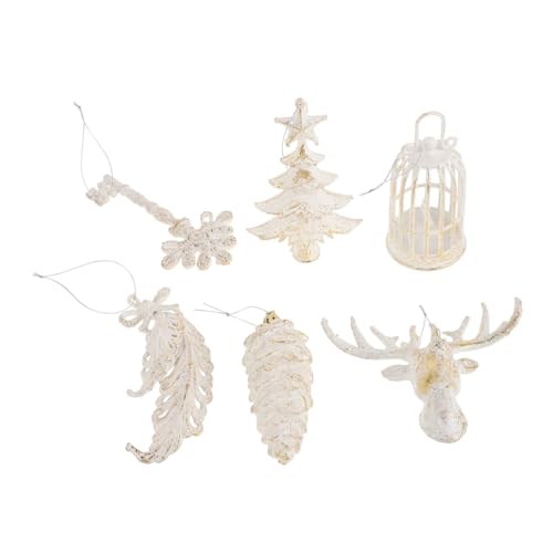 CHICAMPERA 6 Stück Weihnachtsdekoration Schneeflockenschmuck Weihnachten schmücken Gold Kiefer christbaumkugeln Feder Mini-Schneeflocken zum Basteln Weihnachtsbaum hängende Ornamente Plastik CHICAMPERA 6 Stück Weihnachtsdekoration Schneeflockenschmuck Weihnachten schmücken Gold Kiefer christbaumkugeln Feder Mini-Schneeflocken zum Basteln Weihnachtsbaum hängende Ornamente Plastik von CHICAMPERA