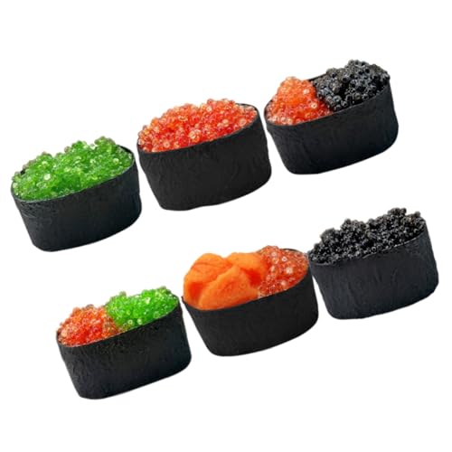 CHICAMPERA 6 Teiliges Simulations Sushi Modell Realistisches Sushi Modell Realistisches Lebensmitteldekor Gefälschtes Lebensmittel Restaurant Display Requisite Foto Requisiten CHICAMPERA 6 Teiliges Simulations Sushi Modell Realistisches Sushi Modell Realistisches Lebensmitteldekor Gefälschtes Lebensmittel Restaurant Display Requisite Foto Requisiten von CHICAMPERA