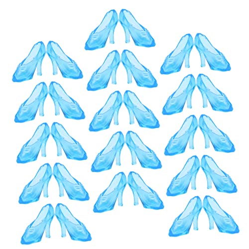 CHICAMPERA 60 Paare aus Glaspantoffeln Puppe Miniaturen hoch Mini-High-Heels zum Basteln Schuhe mit hohen Absätzen aus Kristall Kristall-High-Heels-Verzierung Plastik Blau CHICAMPERA 60 Paare aus Glaspantoffeln Puppe Miniaturen hoch Mini-High-Heels zum Basteln Schuhe mit hohen Absätzen aus Kristall Kristall-High-Heels-Verzierung Plastik Blau von CHICAMPERA