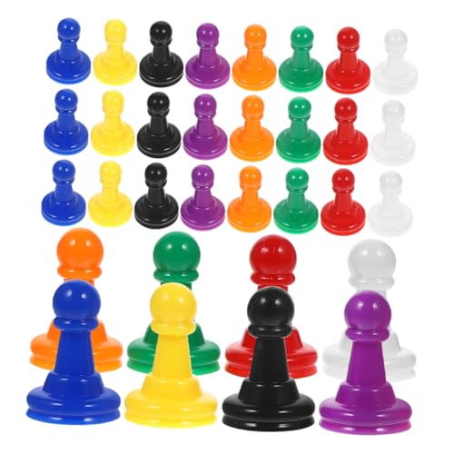 CHICAMPERA 64 Stück Bunte Spielsteine aus Kunststoff für Brettspiele Vielseitige Schachfiguren und Marker für Familienspiele Partys und Unterhaltung CHICAMPERA 64 Stück Bunte Spielsteine aus Kunststoff für Brettspiele Vielseitige Schachfiguren und Marker für Familienspiele Partys und Unterhaltung von CHICAMPERA