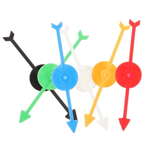 CHICAMPERA 6Stücke Interaktive Pfeilspinner aus Buntem Kunststoff Vielseitige Spielspinner für Brettspiele DIY Projekte und Unterricht Langlebig für Kreative CHICAMPERA 6Stücke Interaktive Pfeilspinner aus Buntem Kunststoff Vielseitige Spielspinner für Brettspiele DIY Projekte und Unterricht Langlebig für Kreative von CHICAMPERA