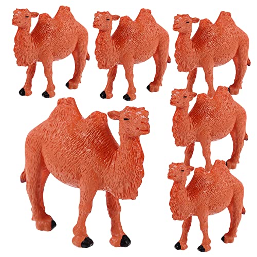 CHICAMPERA 6Stücke Kamelfiguren aus Lebendige Kamelmodelle Realistische Tierfiguren für Dekorative Ornamente für Zuhause und Garten für Lernzwecke CHICAMPERA 6Stücke Kamelfiguren aus Lebendige Kamelmodelle Realistische Tierfiguren für Dekorative Ornamente für Zuhause und Garten für Lernzwecke von CHICAMPERA