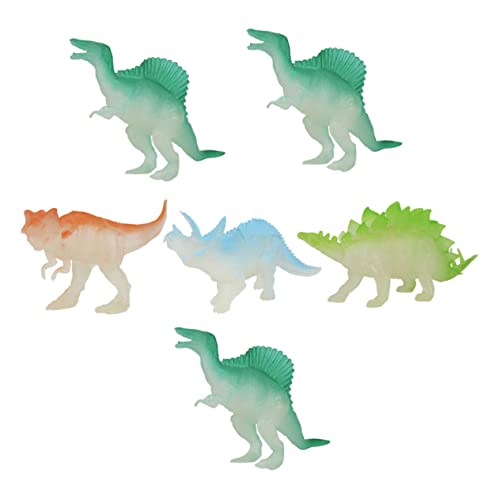 CHICAMPERA 6Stücke Mini Dinosaurier Mit Nachtleuchte Realistische Leuchtende Dinosaurier Modelle Für Zufällige Stile Für Dino Fans CHICAMPERA 6Stücke Mini Dinosaurier Mit Nachtleuchte Realistische Leuchtende Dinosaurier Modelle Für Zufällige Stile Für Dino Fans von CHICAMPERA