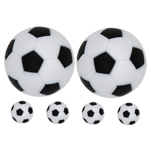 CHICAMPERA 6Stücke Mini Tischfußballbälle für Tischfußball Hochwertige Ersatzbälle für Mini Tischfußballspiel für Erwachsene Ergänzung für Kicker Tische von CHICAMPERA