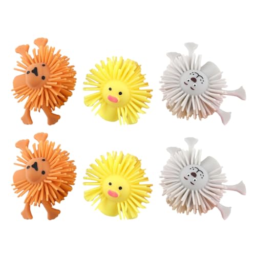 CHICAMPERA 6Stücke Teiliges Set Fingerpuppen aus TPR Lustige Tier Handpuppen für Langlebig für Geburtstagsgeschenke Farben Zufällig CHICAMPERA 6Stücke Teiliges Set Fingerpuppen aus TPR Lustige Tier Handpuppen für Langlebig für Geburtstagsgeschenke Farben Zufällig von CHICAMPERA