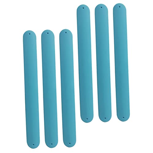 CHICAMPERA 6Stücke Teiliges Silikon Schnapparmband für Slap Bänder für Partys Geburtstagsgeschenke Halloween und Mehr Hautfreundlich und Langlebig von CHICAMPERA
