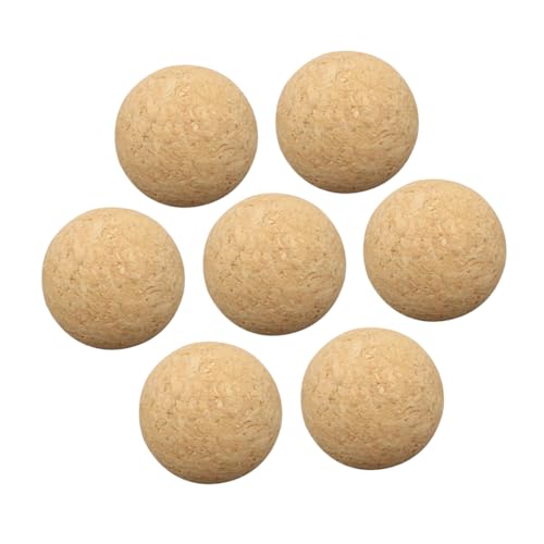 CHICAMPERA 7 Stück Tischfußball-ersatzbälle Aus Holz, Korkball, Weinstopfen, Korkball-Stopper, Mini-sportbälle, Tischfußball, Weicher Kork, Kleine Fußbälle, Kinder-tischspiel-zubehör CHICAMPERA 7 Stück Tischfußball-ersatzbälle Aus Holz, Korkball, Weinstopfen, Korkball-Stopper, Mini-sportbälle, Tischfußball, Weicher Kork, Kleine Fußbälle, Kinder-tischspiel-zubehör von CHICAMPERA