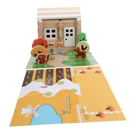 CHICAMPERA 75 Stück Teiliges Holzspielzeug Bausatz für Kreative Luban Mortise und Tenon Struktur zur Frühkindlichen Bildung Fördert Kreativität und Räumliche Vorstellungskraft für Zuhause und CHICAMPERA 75 Stück Teiliges Holzspielzeug Bausatz für Kreative Luban Mortise und Tenon Struktur zur Frühkindlichen Bildung Fördert Kreativität und Räumliche Vorstellungskraft für Zuhause und von CHICAMPERA