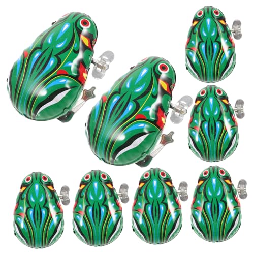 CHICAMPERA 8 Stück Eisenfroschspielzeug Playthings Frosch aufziehen Uhrwerk Federspielzeug tierisches uhrwerk Frosch Uhrwerk Halloween Windup - CHICAMPERA 8 Stück Eisenfroschspielzeug Playthings Frosch aufziehen Uhrwerk Federspielzeug tierisches uhrwerk Frosch Uhrwerk Halloween Windup - von CHICAMPERA