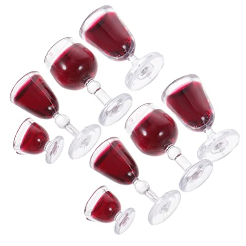 CHICAMPERA 8 Stück Mini -Weinglasmodell Mini Küchendekoration Tiny House Accessoires Miniatur-Puppenhauszubehör Mini-Tassen Miniaturdekor Miniatur -Food -Getränkeflasche PVC CHICAMPERA 8 Stück Mini -Weinglasmodell Mini Küchendekoration Tiny House Accessoires Miniatur-Puppenhauszubehör Mini-Tassen Miniaturdekor Miniatur -Food -Getränkeflasche PVC von CHICAMPERA