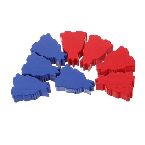 CHICAMPERA 8 Stücke Spiel Stücke Ersatz Schach Für Brettspiel Tabelle Spiel Schachbrett Zubehör Brettspiele Bauern Brettspiel Zubehör Holz von CHICAMPERA