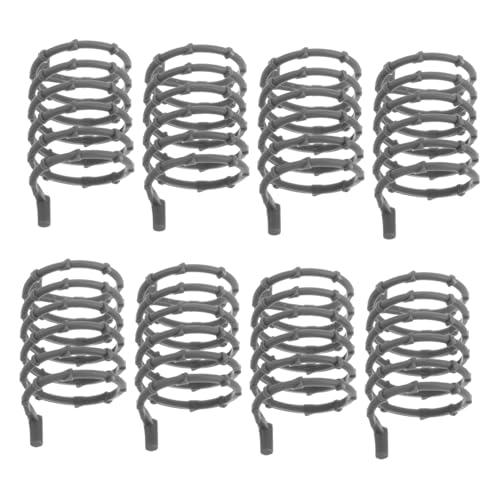 CHICAMPERA 8pcs DIY Armee Szene Spielzeugset Drahtwache Armee Szene BAU Block Models Actionfiguren Plastiksoldaten Zubehör von CHICAMPERA