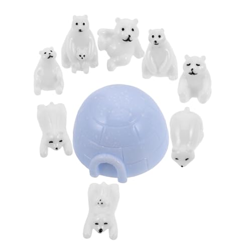 CHICAMPERA 9 Stück Mikro-landschaftsdekoration Arktische Tierfiguren Mini-eisbären Eisbär-Figuren Eisbär Figur Für Eisbären Eisbär-Ornamente Kunsttierfiguren Eisbär- Harz Weiß CHICAMPERA 9 Stück Mikro-landschaftsdekoration Arktische Tierfiguren Mini-eisbären Eisbär-Figuren Eisbär Figur Für Eisbären Eisbär-Ornamente Kunsttierfiguren Eisbär- Harz Weiß von CHICAMPERA