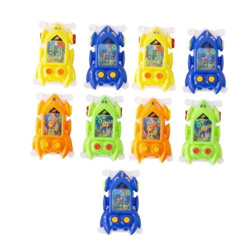 CHICAMPERA 9 Stück Teiliges Wasser Ringwurfspielzeug im Design Lustiges Wasserspielzeug für Fördert Hand Auge Koordination und Konzentration für Garten oder Pool Zufällige Zufällige Farbe von CHICAMPERA