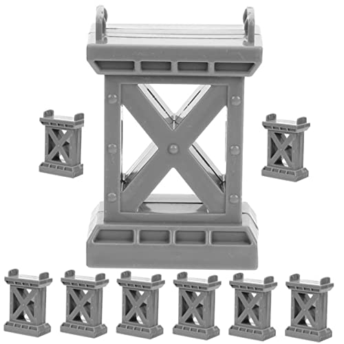 CHICAMPERA 9Stücke Brückenstützen aus Holz für Eisenbahnschienen Stabilitätslösungen für Holzeisenbahnen Geeignet für Marken Einfache Installation und Hohe Zuverlässigkeit von CHICAMPERA