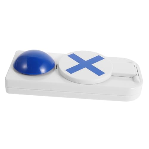 CHICAMPERA Anrufbeantworter Buzzer Taste Spiel Antwort Buzzer Buzzer Für Klassenzimmer Antwort Buzzer Game Show Buzzer Buzzer Für Quizspiele Sound Tasten Für Klassenzimmer Hand Buzzer Blauer von CHICAMPERA