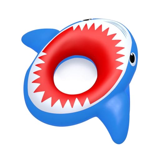 CHICAMPERA Aufblasbarer Schwimmring Hai-Form Für Sicherer Bunter Schwimmring Für Sommer Für Poolpartys Und Strandvergnügen Aus Hochwertigem Gefertigt CHICAMPERA Aufblasbarer Schwimmring Hai-Form Für Sicherer Bunter Schwimmring Für Sommer Für Poolpartys Und Strandvergnügen Aus Hochwertigem Gefertigt von CHICAMPERA