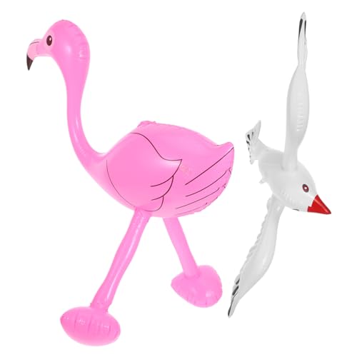 CHICAMPERA Aufblasbares Poolspielzeug mit Flamingos und Möwen aus Leichtes Wiederverwendbares Wasserspielzeug für Strand Poolpartys Dekoratives Schwimmtier für Outdoor-aktivitäten CHICAMPERA Aufblasbares Poolspielzeug mit Flamingos und Möwen aus Leichtes Wiederverwendbares Wasserspielzeug für Strand Poolpartys Dekoratives Schwimmtier für Outdoor-aktivitäten von CHICAMPERA