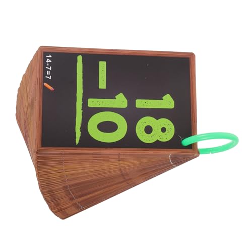 CHICAMPERA Bildungskarten für Subtraktions Lernkarten für Vorschulkinder Interaktive Mathematik Flashcards für Frühes Lernen Tragbar und Förderlich für Eltern Junge Mädchen Beziehung von CHICAMPERA
