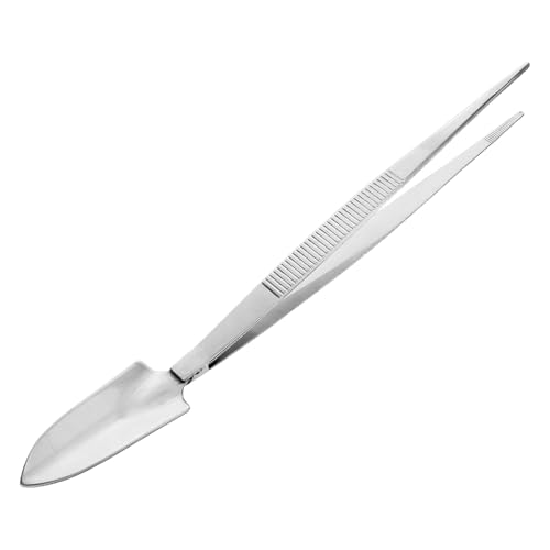 CHICAMPERA Bonsai -Pinzettenwerkzeug Laubharke für den Garten Bonsai-Schaber Bonsai -Zubehör -Tools Pinzette aus Edelstahl Bonsai -Styling -Werkzeuge Rostfreier Stahl Silver von CHICAMPERA