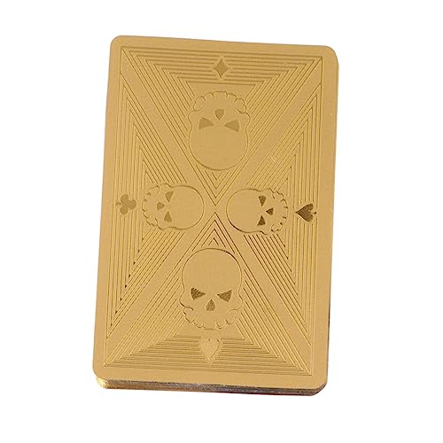 CHICAMPERA Brettspiel-Poker Gold Karte Jetons Spiele Leuchtender Schürhaken CHICAMPERA Brettspiel-Poker Gold Karte Jetons Spiele Leuchtender Schürhaken von CHICAMPERA