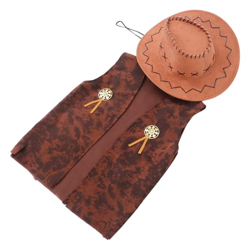 CHICAMPERA Cowboy Kostümset für Herren Teiliges Western Outfit mit Hut und Oberteil für Karneval Maskeraden und Themenpartys Einzigartiges Design Vielseitig Einsetzbar und Verarbeitet CHICAMPERA Cowboy Kostümset für Herren Teiliges Western Outfit mit Hut und Oberteil für Karneval Maskeraden und Themenpartys Einzigartiges Design Vielseitig Einsetzbar und Verarbeitet von CHICAMPERA