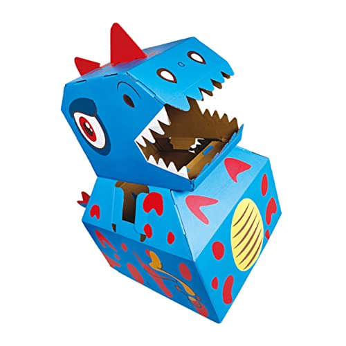 CHICAMPERA DIY Dinosaurier Modell aus Karton für Kreatives Lernspielzeug Hand Augen Koordination und Fantasie für Anleitung und Präzisen Schnitten von CHICAMPERA