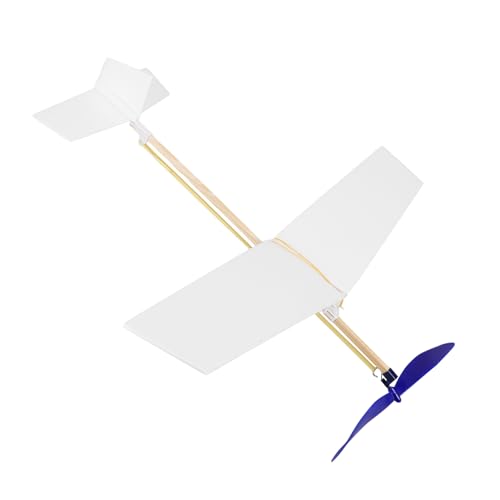 CHICAMPERA DIY Flugzeug Bausatz Gummibandbetriebenes Modell für Erwachsene Lernspielzeug für Außenbereich Einfach Zusammenzubauen ohne Batterien Erforderlich CHICAMPERA DIY Flugzeug Bausatz Gummibandbetriebenes Modell für Erwachsene Lernspielzeug für Außenbereich Einfach Zusammenzubauen ohne Batterien Erforderlich von CHICAMPERA