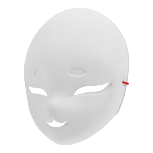 CHICAMPERA DIY PVC Fox Mask Unbemalte Tiermaske für Kreative Bastelprojekte für Halloween und Partys Unifarben zum Ausmalen mit Zufälligem Roten oder Schwarzen Band CHICAMPERA DIY PVC Fox Mask Unbemalte Tiermaske für Kreative Bastelprojekte für Halloween und Partys Unifarben zum Ausmalen mit Zufälligem Roten oder Schwarzen Band von CHICAMPERA
