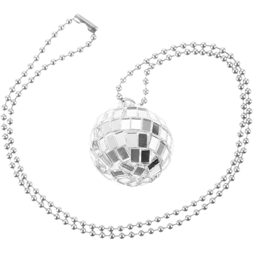 CHICAMPERA Disco Ball Kette für Partys Vintage Neon Licht Schmuck mit Einzigartigem Hip Hop Stil für Nachtclubs Halloween und Besondere Anlässe Hautfreundliches Material CHICAMPERA Disco Ball Kette für Partys Vintage Neon Licht Schmuck mit Einzigartigem Hip Hop Stil für Nachtclubs Halloween und Besondere Anlässe Hautfreundliches Material von CHICAMPERA